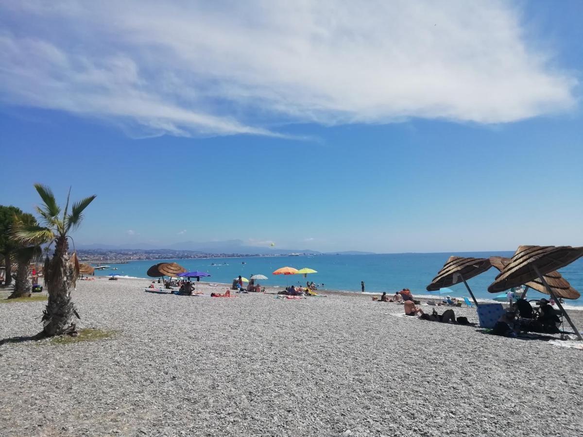 Cote D'Azur Joli Studio 50M Plage, Climatisation , Parking. Вильнёв-Лубе Экстерьер фото