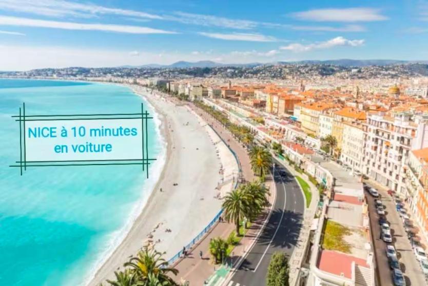 Cote D'Azur Joli Studio 50M Plage, Climatisation , Parking. Вильнёв-Лубе Экстерьер фото